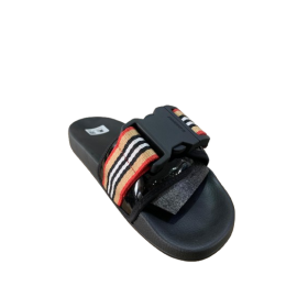 Burberry Fastener Slides Icon Stripe